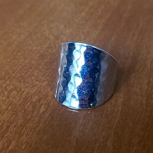 Hammered Metal Ring